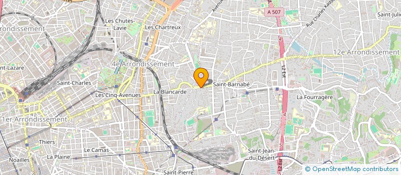 localisation de l'entreprise OONA INVEST à MARSEILLE