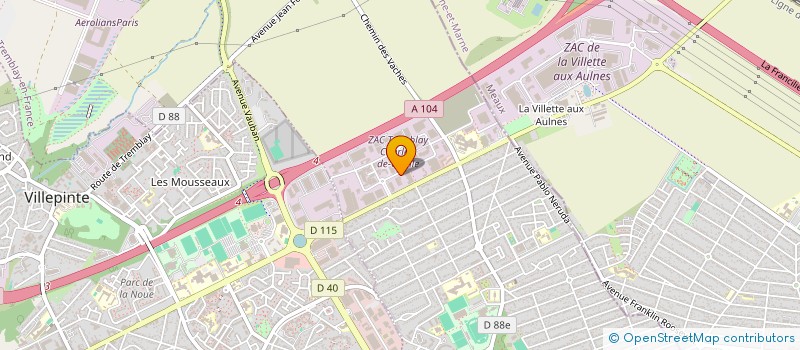 localisation de l'entreprise OONISA à TREMBLAY-EN-FRANCE