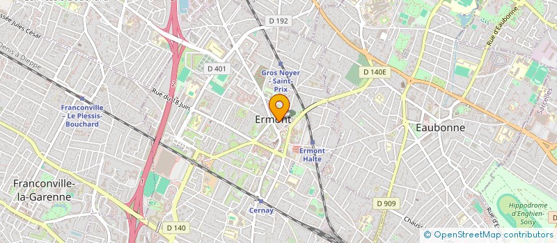 localisation de l'entreprise OOPARFUM  ERMONT