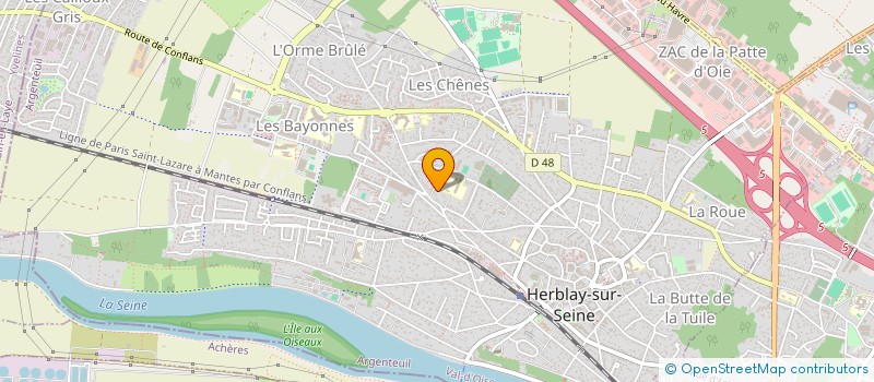 localisation de l'entreprise OOREPAR  HERBLAY-SUR-SEINE