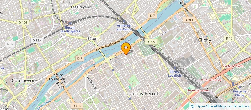 localisation de l'entreprise OORO à LEVALLOIS PERRET
