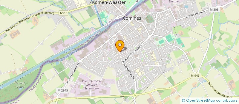 localisation de l'entreprise OOSTERLYNCK  COMINES
