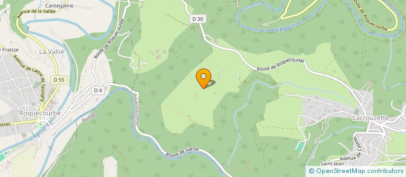 localisation de l'entreprise OOSTING HORSE RIDING  LACROUZETTE