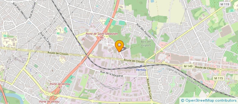 localisation de l'entreprise OOVEA à SAINT-SEBASTIEN-SUR-LOIRE