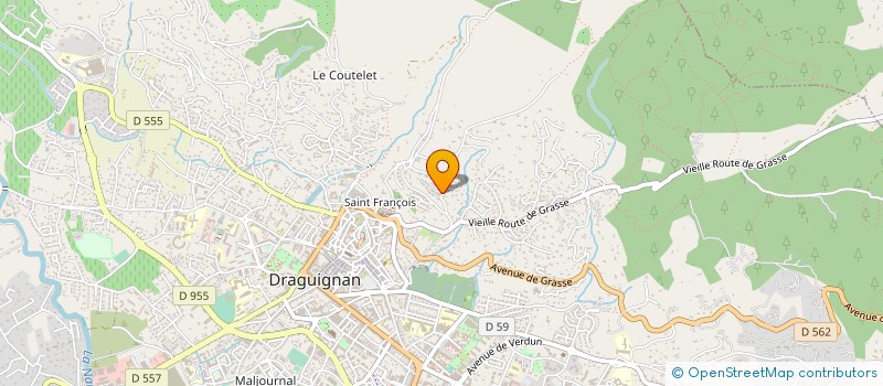 localisation de l'entreprise OOWEB à DRAGUIGNAN