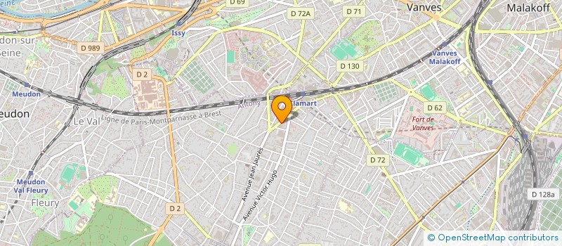 localisation de l'entreprise OOZ STUDIO à CLAMART