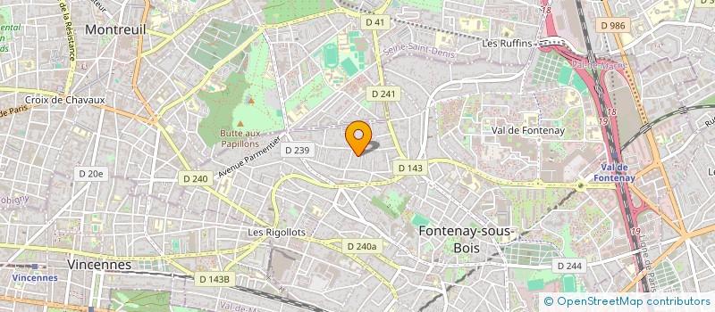 localisation de l'entreprise OP 2A AZ INVEST  FONTENAY-SOUS-BOIS