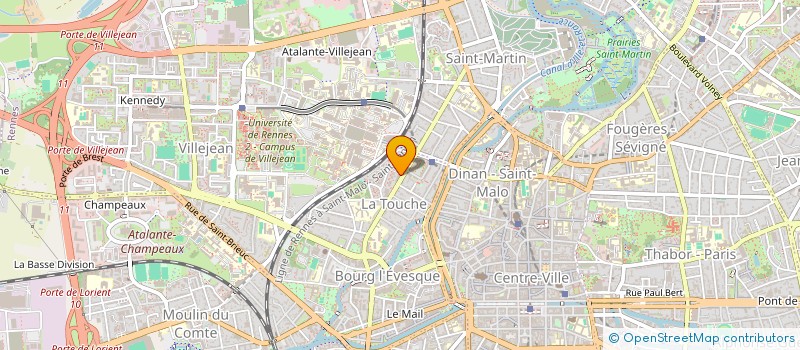 localisation de l'entreprise OP'ACCESSION à RENNES