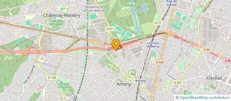 localisation de l'entreprise OP AND CO à ANTONY