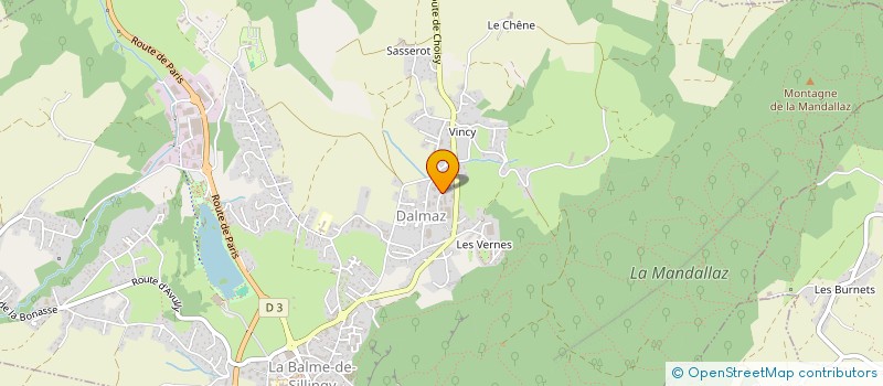 localisation de l'entreprise OP CONCEPT 74  LA BALME-DE-SILLINGY