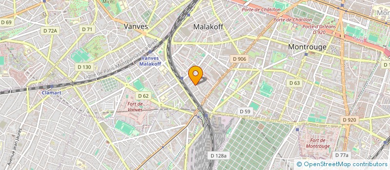 localisation de l'entreprise OP CONSEIL & COMMUNICATION  MALAKOFF