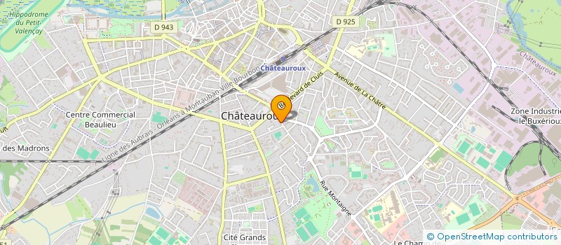 localisation de l'entreprise OP & CONSOR à CHATEAUROUX