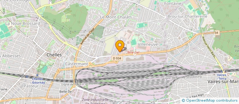 localisation de l'entreprise OP COUVERTURE à CHELLES