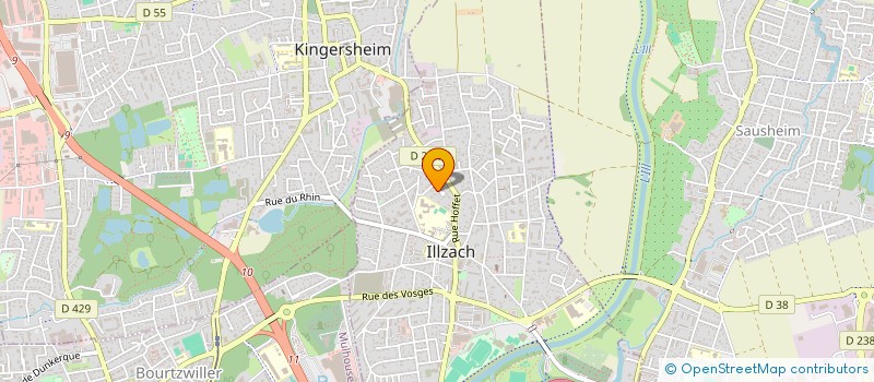 localisation de l'entreprise OP DEVELOPPEMENT à ILLZACH