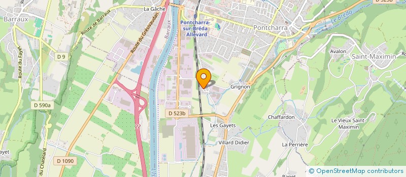 localisation de l'entreprise OP GALILEE  MONTMELIAN