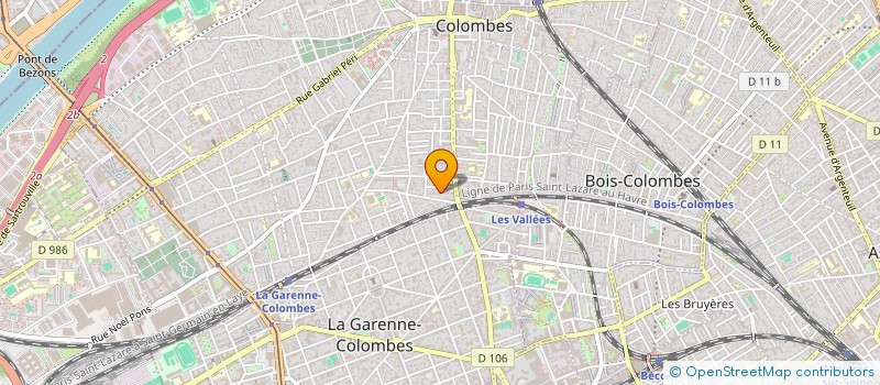localisation de l'entreprise OP'N WINE à COLOMBES