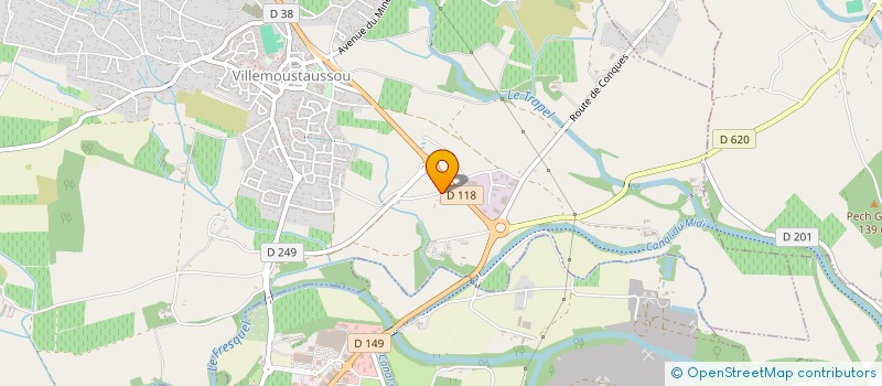 localisation de l'entreprise OP OLIVES AVENIR  VILLEMOUSTAUSSOU