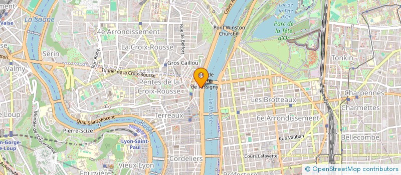 localisation de l'entreprise OP PARTNER à LYON