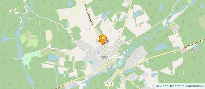 localisation de l'entreprise OP POSTURO à LIGNY-LE-RIBAULT