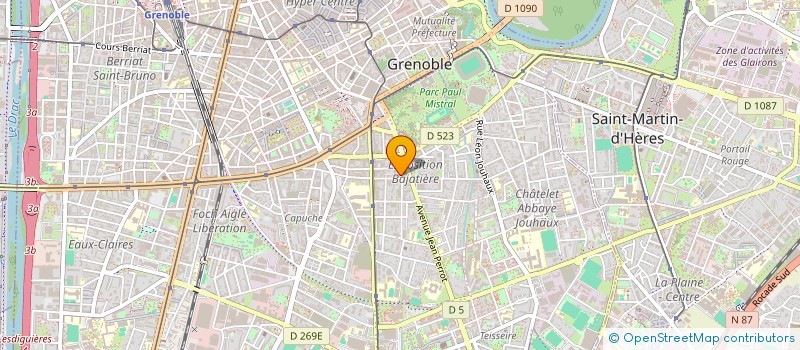 localisation de l'entreprise OP'SANTE CONSEIL à GRENOBLE