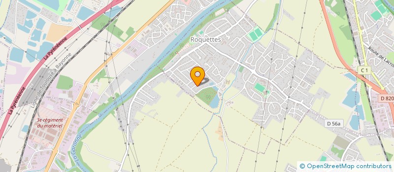 localisation de l'entreprise OP SPACE CONSULTING à ROQUETTES