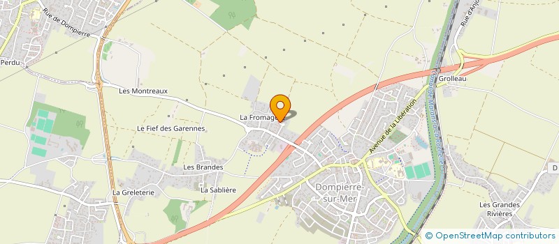 localisation de l'entreprise OP SPORT CONCEPT  DOMPIERRE-SUR-MER