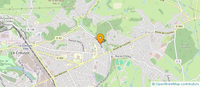 localisation de l'entreprise OP STRATEGIE  LE CREUSOT