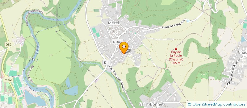 localisation de l'entreprise OP'TEAM PERFORMANCE  MUR-SUR-ALLIER