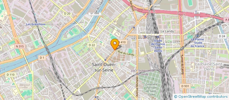 localisation de l'entreprise OP'TIKA VISION à SAINT-OUEN-SUR-SEINE
