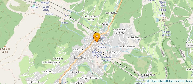 localisation de l'entreprise OP'TRAKEN à LES GETS