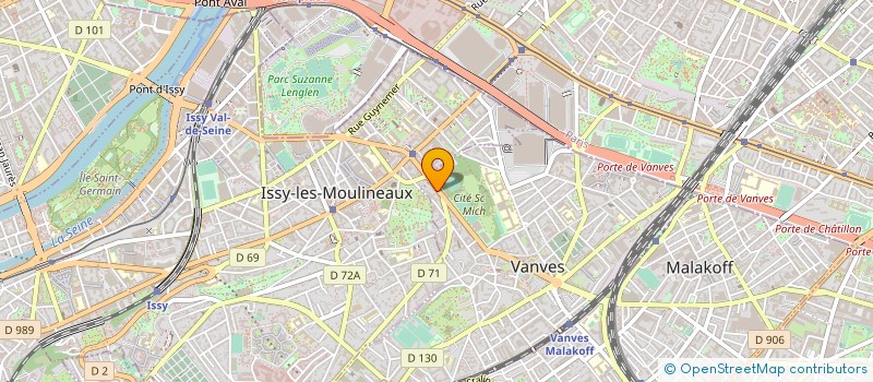 localisation de l'entreprise OP'US SYSTEMES à VANVES