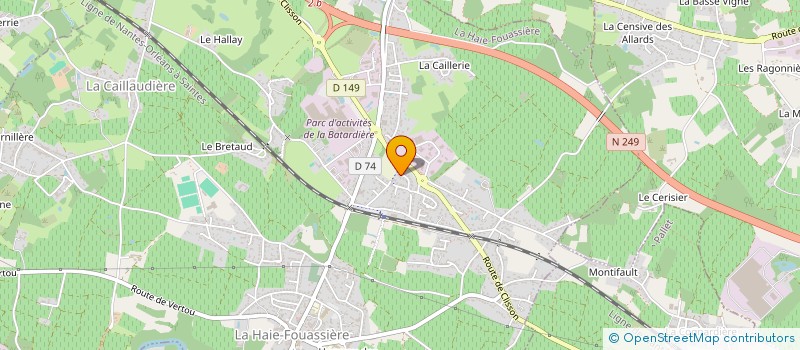 localisation de l'entreprise OP111  LA HAIE-FOUASSIERE