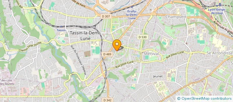 localisation de l'entreprise OP2C  TASSIN-LA-DEMI-LUNE