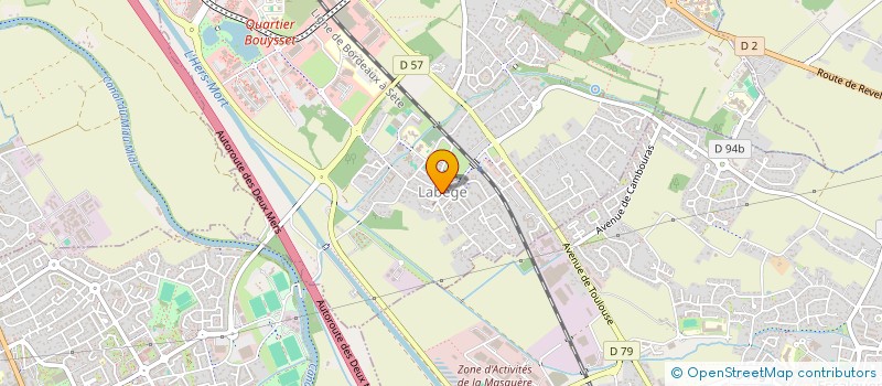 localisation de l'entreprise OP3  LABEGE