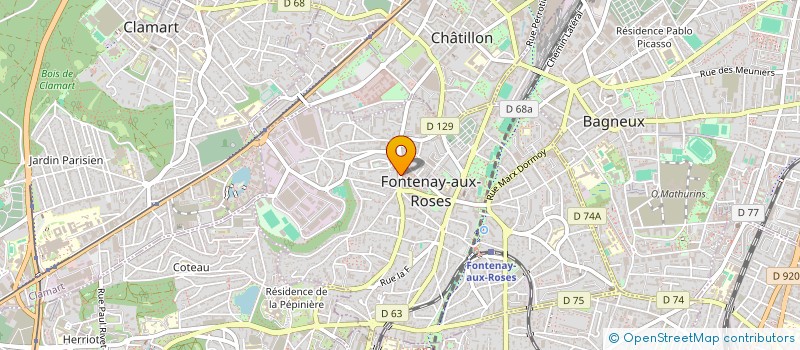 localisation de l'entreprise OP3C à FONTENAY-AUX-ROSES