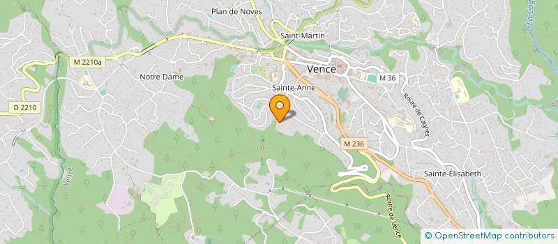 localisation de l'entreprise OPA RIVIERA REGATA  VENCE