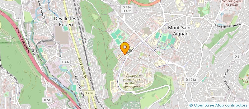 localisation de l'entreprise OPA TRADING CLUB  MONT-SAINT-AIGNAN