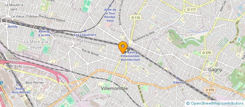 localisation de l'entreprise OPABLAS à VILLEMOMBLE