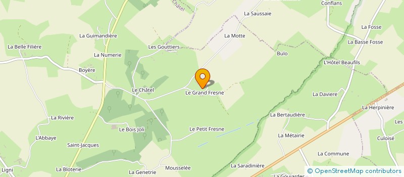 localisation de l'entreprise OPAC à SAINT-HILAIRE-LE-CHATEL
