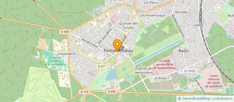 localisation de l'entreprise OPAC DU PAYS DE FONTAINEBLEAU à FONTAINEBLEAU