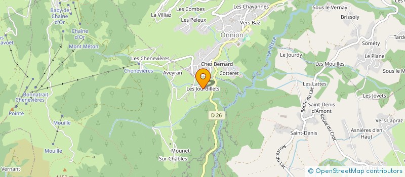 localisation de l'entreprise OPAD  SAINT-JEOIRE