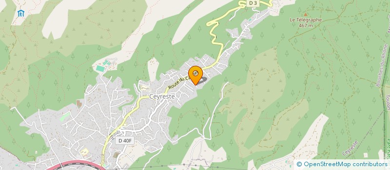 localisation de l'entreprise OPADOC à CEYRESTE