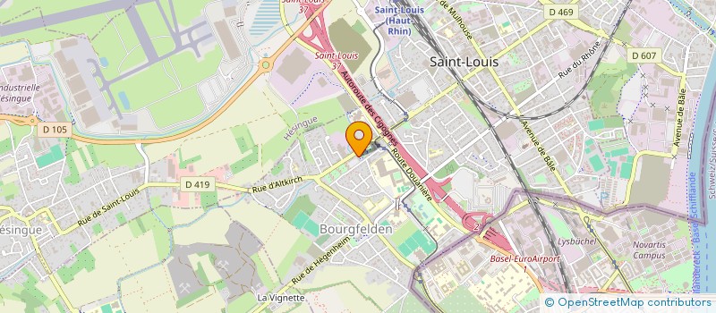 localisation de l'entreprise OPAE à SAINT-LOUIS