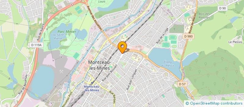 localisation de l'entreprise OPAELINE à MONTCEAU-LES-MINES