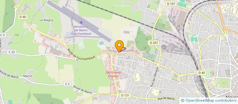 localisation de l'entreprise OPAGI à VARENNES-VAUZELLES