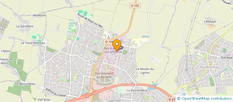 localisation de l'entreprise OPAL 17 à LAGORD