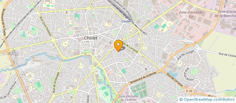 localisation de l'entreprise OPAL à CHOLET