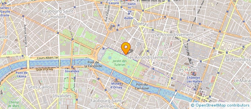 localisation de l'entreprise OPAL BM à PARIS