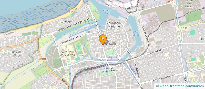 localisation de l'entreprise OPAL COAST CREW  CALAIS