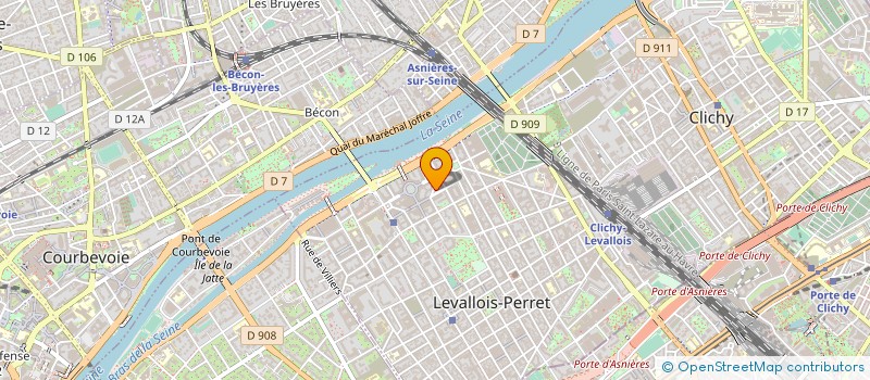 localisation de l'entreprise OPAL ENGINEERING à LEVALLOIS-PERRET